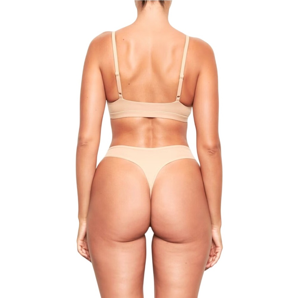 Skims Fits Everybody Triangle Bralette Clay Beige Small BR-TRI-2024 - Picture 4 of 4